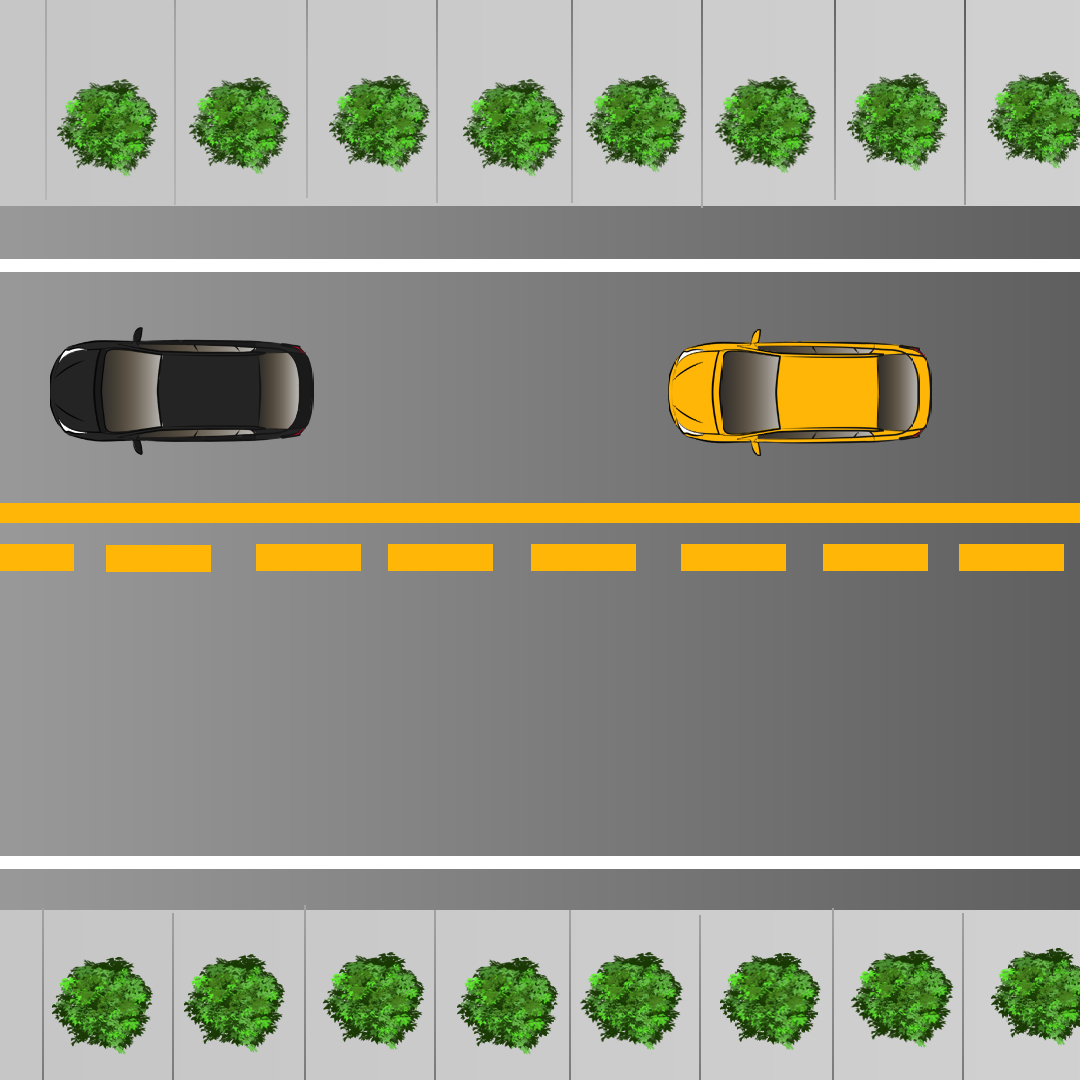 Test 6 - What is indicated by a solid line on the left side of the lane you're driving in?