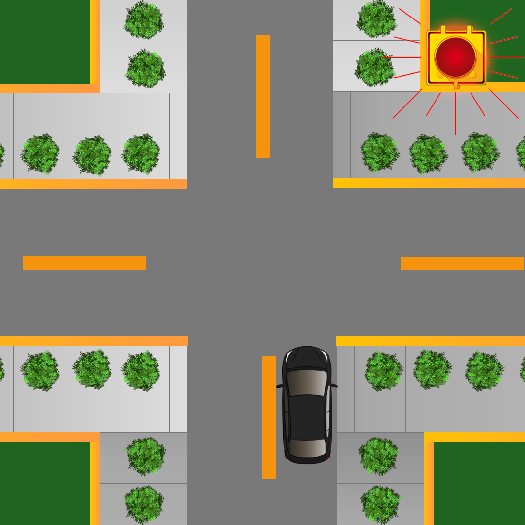 saskatchewan car - What is indicated by a flashing red light at an intersection?