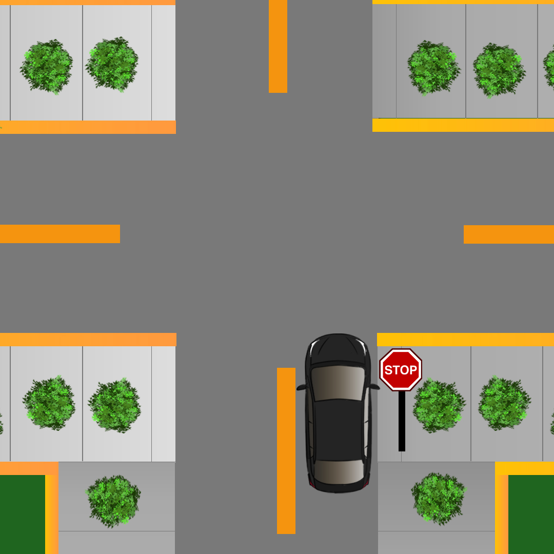 manitoba car - Where should you stop at a crosswalk if there's no indication of where to stop?