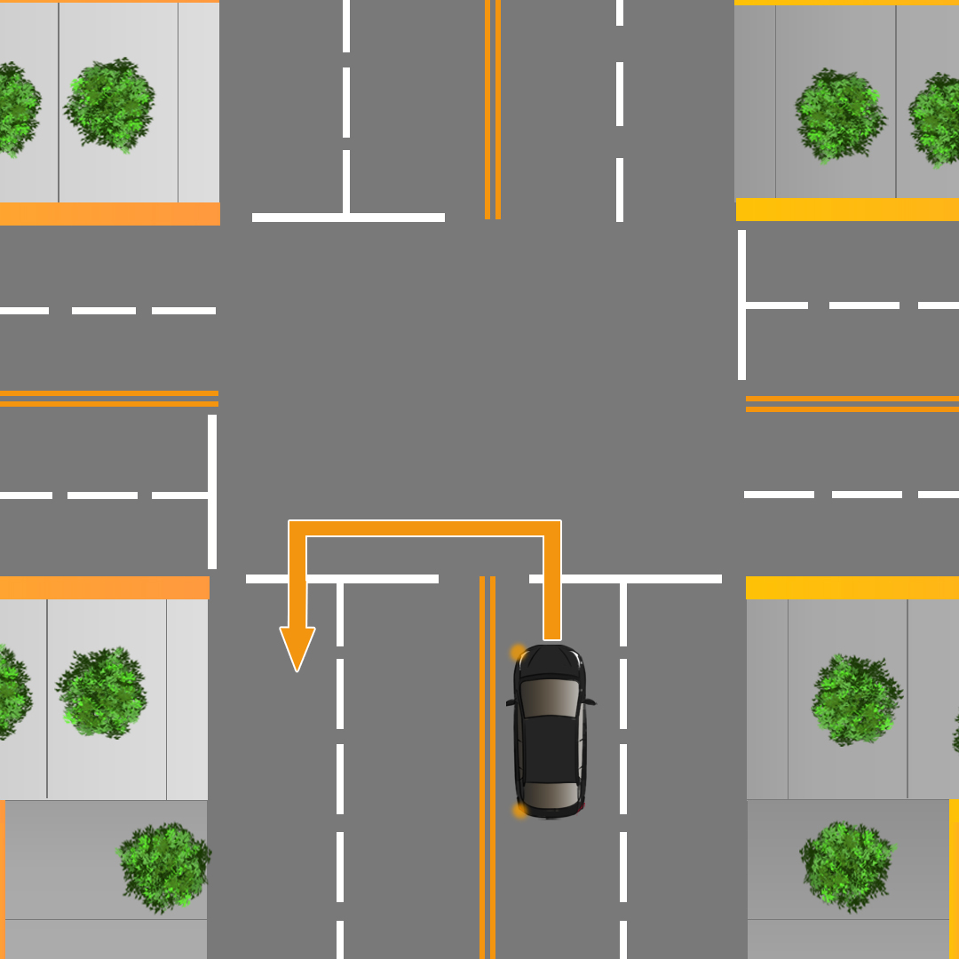 In what areas do you need to avoid making U-turns unless there's signage saying you are allowed to make a U-turn? - In what areas do you need to avoid making U-turns unless there's signage saying you are allowed to make a U-turn?