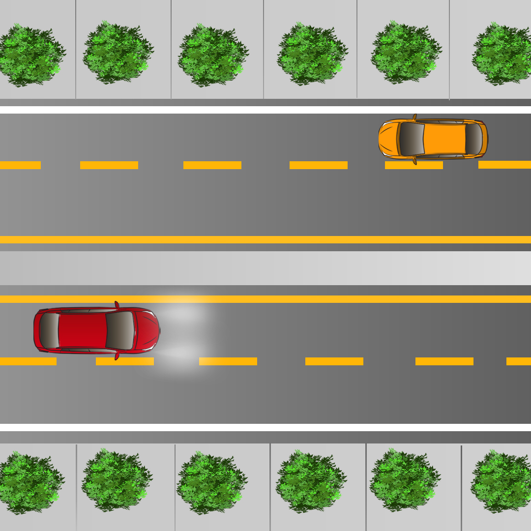 saskatchewan car - If the distance between roadways is ________, you do not have to dip your headlights for oncoming traffic on a divided highway.