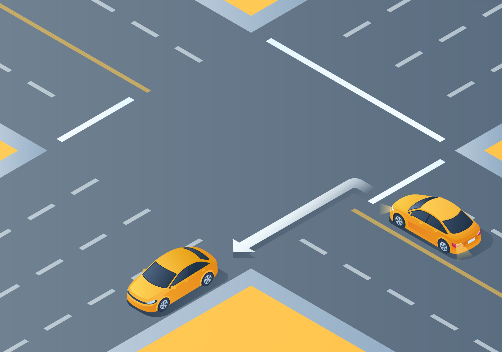 How should you make a left turn from a two-way road onto a one-way road? - How should you make a left turn from a two-way road onto a one-way road?