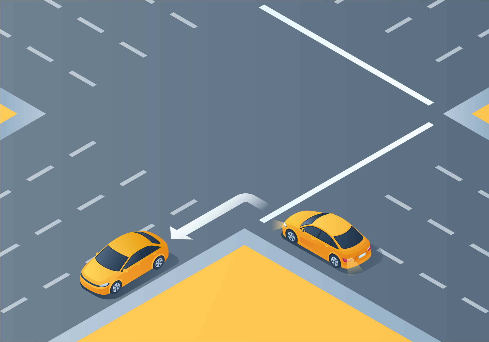 Intersections and Turns - How should you make a left turn from a one-way road onto another one-way road?