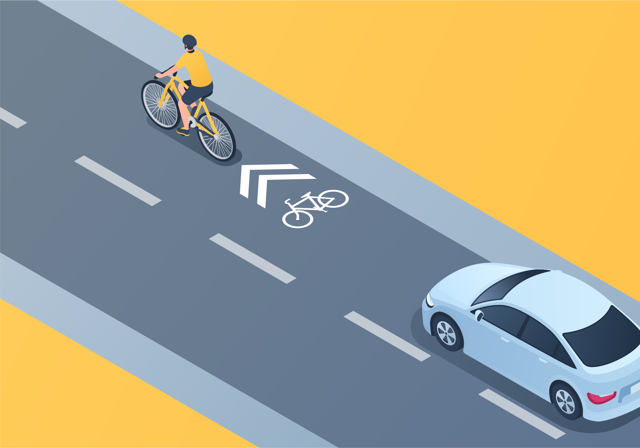 Sharing the Road - Preferable, on which side should cyclists be riding their cycles?