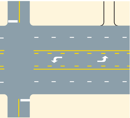 Traffic Signs - What does the arrows indicate in a lane?