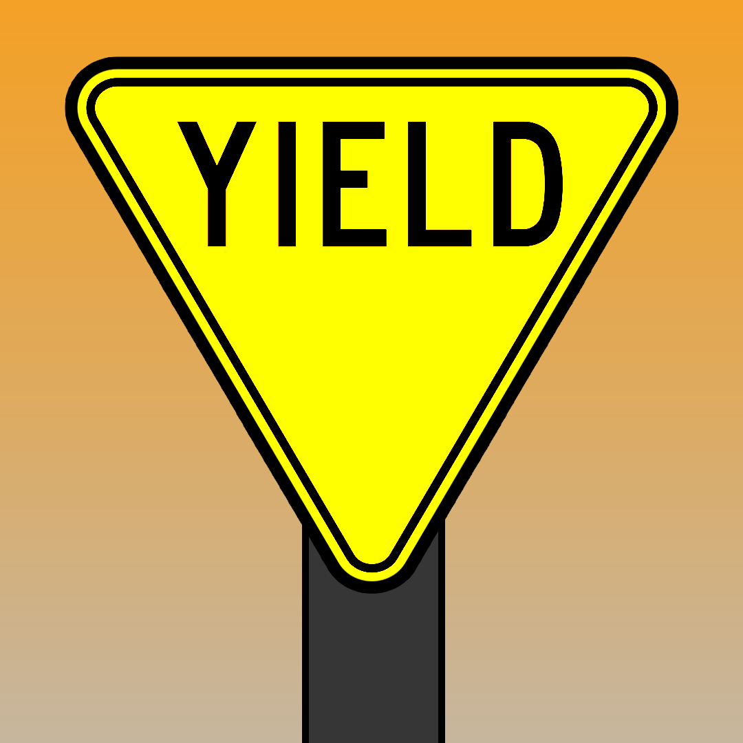 Intersections - Upon approaching a yield sign, what does the law require you to do?