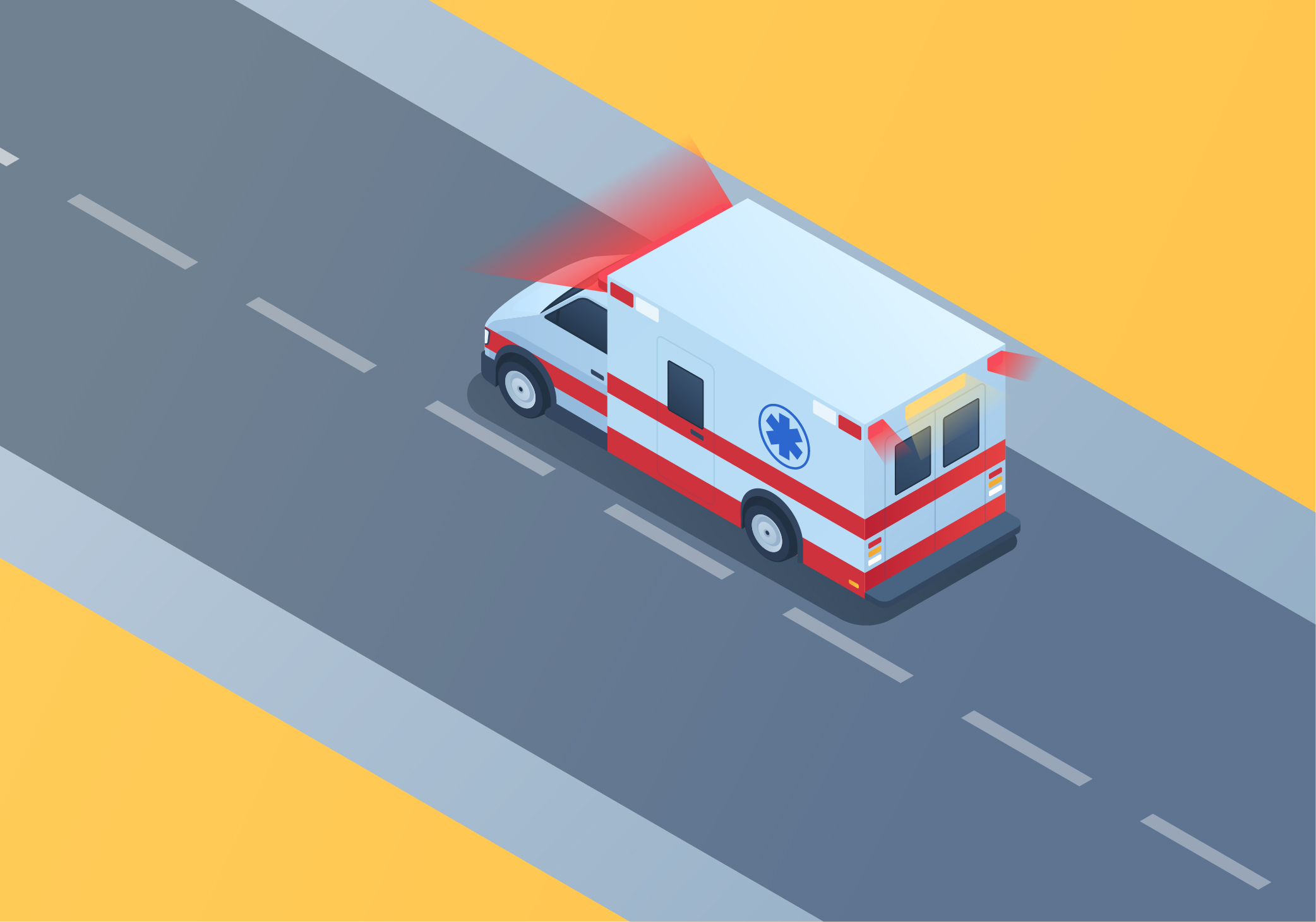 Dealing with particular situations - How can you identify an emergency vehicle?