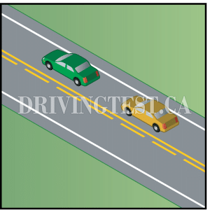 british-columbia car - What is indicated by a solid line to the left of your lane?