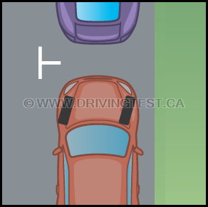 What direction should your wheels be turned if you're parking in an area without a curb? - What direction should your wheels be turned if you're parking in an area without a curb?