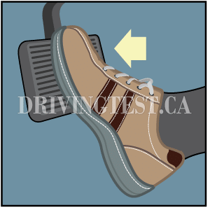 northwest-territories car - When driving on a wet or icy road, what is the best way to stop your vehicle quickly?