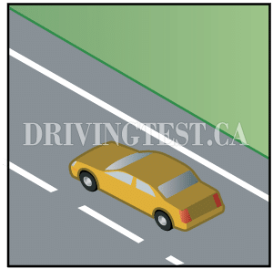 Where should you normally drive on a roadway except in cases where you're planning to turn left or pass other vehicles? - Where should you normally drive on a roadway except in cases where you're planning to turn left or pass other vehicles?