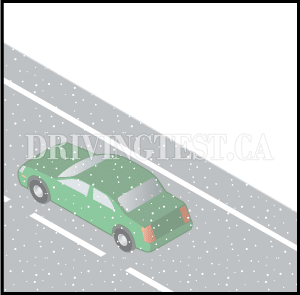 In what way should people drive during the winter months when roads are slippery? - In what way should people drive during the winter months when roads are slippery?