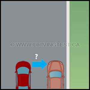 Test 1 - How far away form a parking spot should you be wen beginning to parallel park?