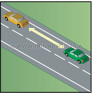 To set your following distance, you could allow one car's length of space for how much speed? - To set your following distance, you could allow one car's length of space for how much speed?