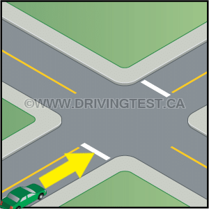 Test 4 - How far away do you need to park or stop near an intersection?