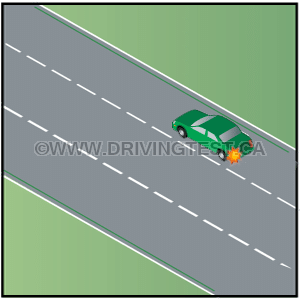 Where should you check prior to moving to the lane to your left on a multilane highway? - Where should you check prior to moving to the lane to your left on a multilane highway?