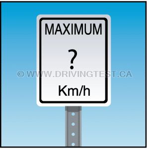 Test 2 - What is the maximum speed you can travel on Prince Edward Island in urban areas?