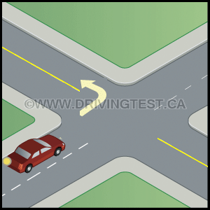 What do you have to do prior to making a left turn? - What do you have to do prior to making a left turn?