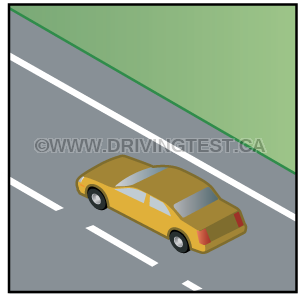 Where on a four lane highway should you drive if you aren't passing? - Where on a four lane highway should you drive if you aren't passing?