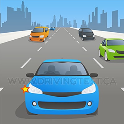 Test 2 - What do you have to do before changing lanes?