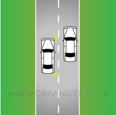 Test 4 - How far ahead should you be able to see when passing another vehicle?