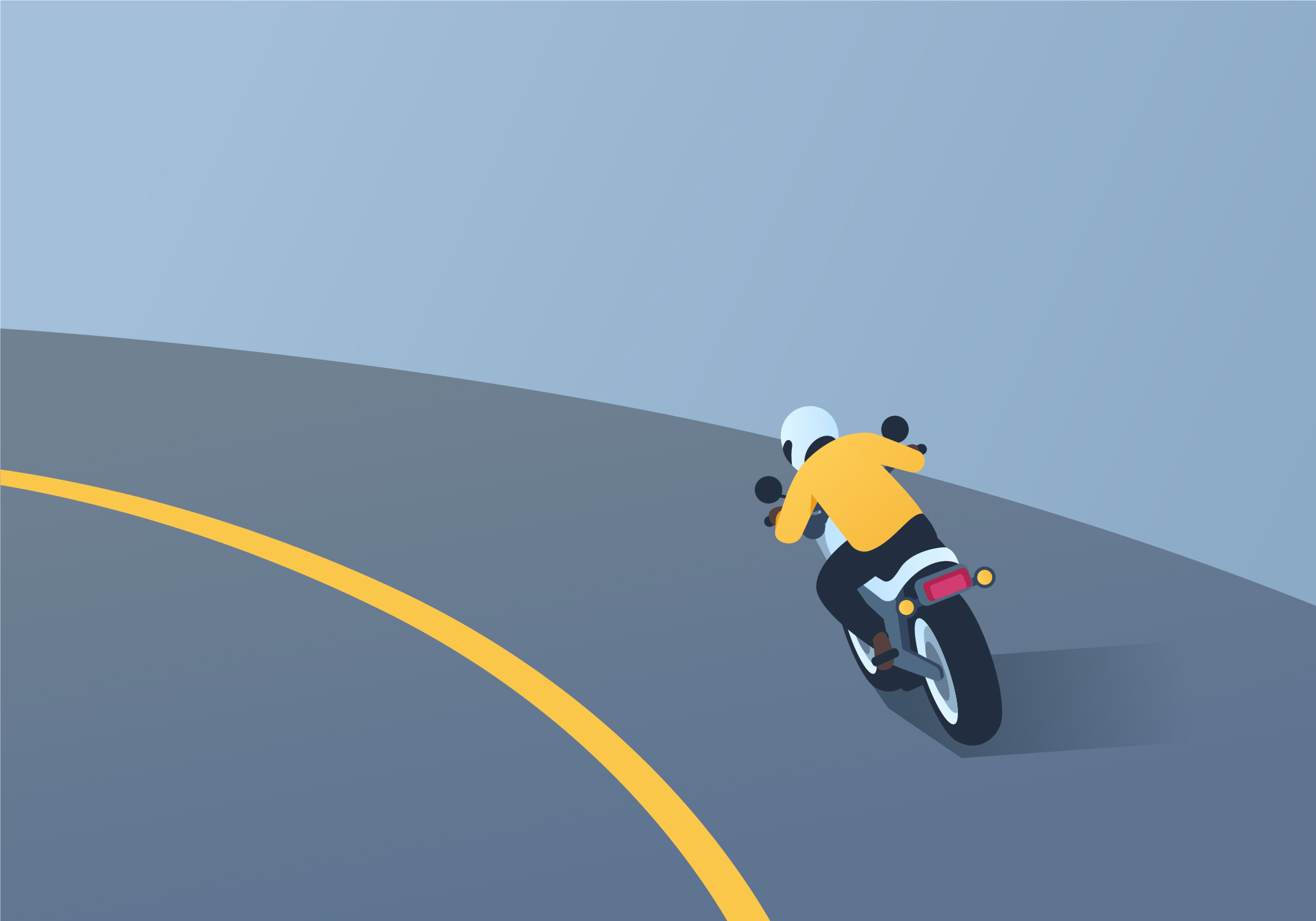 Riding in Traffic - How should you make a turn in the blind curve?